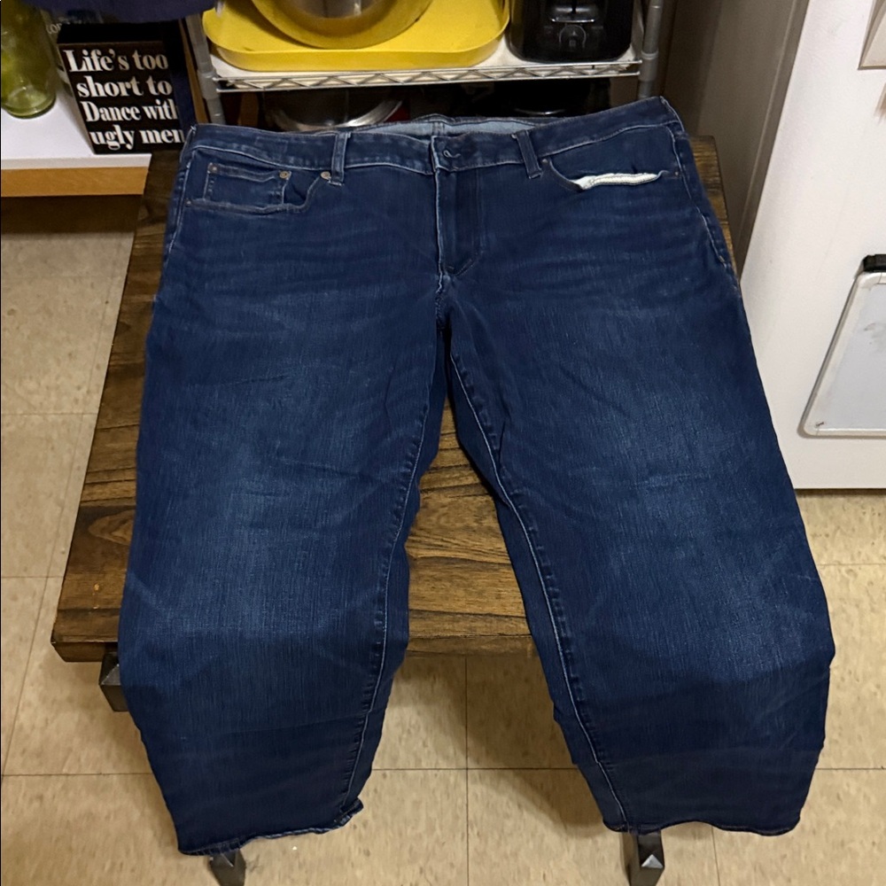 Express Dark Blue Relaxed Men's Jeans